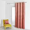HomeMaison.com Rideau Velours Uni - Nude - 135 X 260 cm