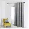 3S. x Home Rideau d'Ameublement Uni Gris Perle 135X260 cm VELOURS