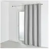 HomeMaison.com 3S. x Home Rideau d'Ameublement Occultant Gris 140X260 cm NOCTURNE