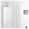 HomeMaison.com Rideau voilage - HOME MAISON - Classique uni - Polyester-lin - Blanc - 240x300 cm