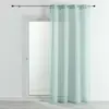 HomeMaison.com Voilage - HOME MAISON - Etamine unie effet lin - Aqua - 140x240 cm -  illets