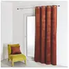 HomeMaison.com Rideau Velours Uni - Cuivre - 135 X 260 cm