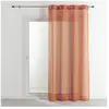 HomeMaison.com Voilage   - Effet lin fluide (140x240 cm - Terracotta)
