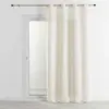 HomeMaison.com Voilage - HOME MAISON - Ecru - 100% lin - 140 x 260 cm -  illets argent