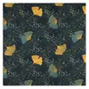GENERIQUE Tissu coton enduit fleurs vendu au mètre(...) - Bleu