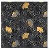 GENERIQUE Tissu coton enduit fleurs vendu au mètre(...) - Noir