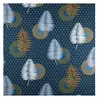 GENERIQUE Tissu coton feuilles d'automne vendu au mètre(...) - Bleu