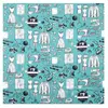GENERIQUE Tissu patchwork tailleur 2 vendu au mètre(...) - Bleu