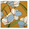 GENERIQUE Tissu coton satin fleurs vendu au mètre(...) - Jaune