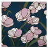 GENERIQUE Tissu coton satin fleurs vendu au mètre(...) - Bleu