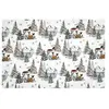 GENERIQUE Tissu coton Noël forêt vendu au mètre(...) - belledonne ecrue