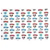 GENERIQUE Tissu coton enfant racing vendu au mètre(...) - RACING ECRU