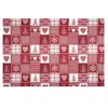 GENERIQUE Tissu coton Noël vichy vendu au mètre(...) - ALPHUBEL ROUGE