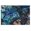 Tissu coton satiné feuillage coloré vendu au mètre - neytiri multicolo...