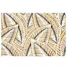 GENERIQUE Tissu coton feuilles vendu au mètre(...) - darwin moutarde