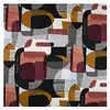 GENERIQUE Tissu coton enduit moderne vendu au mètre(...) - Rouge