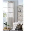 Lovely Casa Stof - Voile - Modèle Madrid - Naturel - 140x260 cm - 100% Polyester