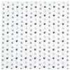 GENERIQUE Tissu matelassé pattes de chats vendu au mètre(...) - Blanc