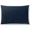 Coton Pur - Taie d'oreiller 100% Coton bleu nuit 50x70 cm