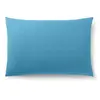 Coton Pur - Taie d'oreiller 100% Coton cyan 50x70 cm