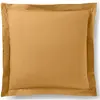 Coton Pur - Taie d'oreiller Volant plat 100% coton miel 63x63 cm