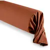 COTON PUR Taie de traversin 45 x 185 cm "Prémium" - Prémium Paprika