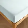 Coton Pur - Drap housse 100% Coton bonnet 30 cm menthe 140x190 cm