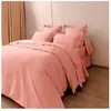 Coton Pur - Housse de couette en percale de coton rose poudré 240x220 cm