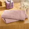 UNIVERS DECOR Coton Pur - 4 Serviettes Invite Spa vieux rose 30x50 cm
