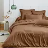 Coton Pur - Housse de couette 100% Coton taupe 140x200 cm