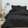 COTON PUR Housse de couette 260 x 240 cm "Prémium" pour lit 2 places King Size - Prémium Truffe