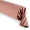 Coton Pur - Taie de Traversin 100% coton vieux rose T.U