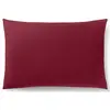 Coton Pur - Taie d'oreiller 100% Coton grenat 50x70 cm