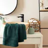 Coton Pur - Serviette de Toilette Spa emeraude 50x100 cm