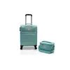 Lot valise cabine souple + Vanity  Ultra léger  - Lys Paris 2102/2 - Menthe