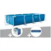 Kit piscine tubulaire rectangulaire 3,00 x 2,00 x 0,75 m + Bâche de pr...