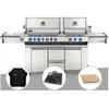 Napoleon Barbecue à gaz Prestige Pro 825 + Housse de protection + Plat...