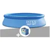 Intex - Kit piscine autoportée Easy Set 2,44 x 0,61 m + Bâche à bulles