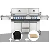 Napoleon Barbecue à gaz Prestige Pro 825 + Housse de protection + Pier...