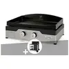 Plancha gaz Signature Allure 260 Duo + Desserte - Le Marquier TU