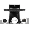 Napoleon Barbecue Gaz Freestyle Noir 4 Brûleurs + 1 Réchaud Latéral + ...