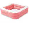Piscine gonflable - INTEX - Saumon - 86x86x25cm - Rose - Pour bébés à partir de 3 ans