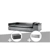 Forge Adour Plancha gaz Premium 75 inox avec housse et couvercle pour plancha -