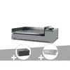 Plancha gaz Premium 60 acier avec housse et couvercle pour plancha