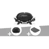 Barbecue à gaz Q 2100N noir + Housse + Plancha (1/2) / Weber