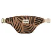Sac banane Olivia Zèbre Cannelle