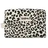 Trousse de toilette Leon Léopard Ecru