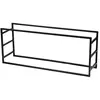 Urban Living Porte Buches Horizontal En Métal - Noir