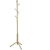 Toilinux.com Porte Manteau à 7 accroches en Bois d'Hévéa - Beige