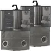 TOILINUX Lot de 2 Rideaux isolants Tim 8 oeillets
